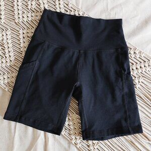 ~Offline by AERIE~ BLACK Women's The Hugger 7" Bike Short, High Rise Small S